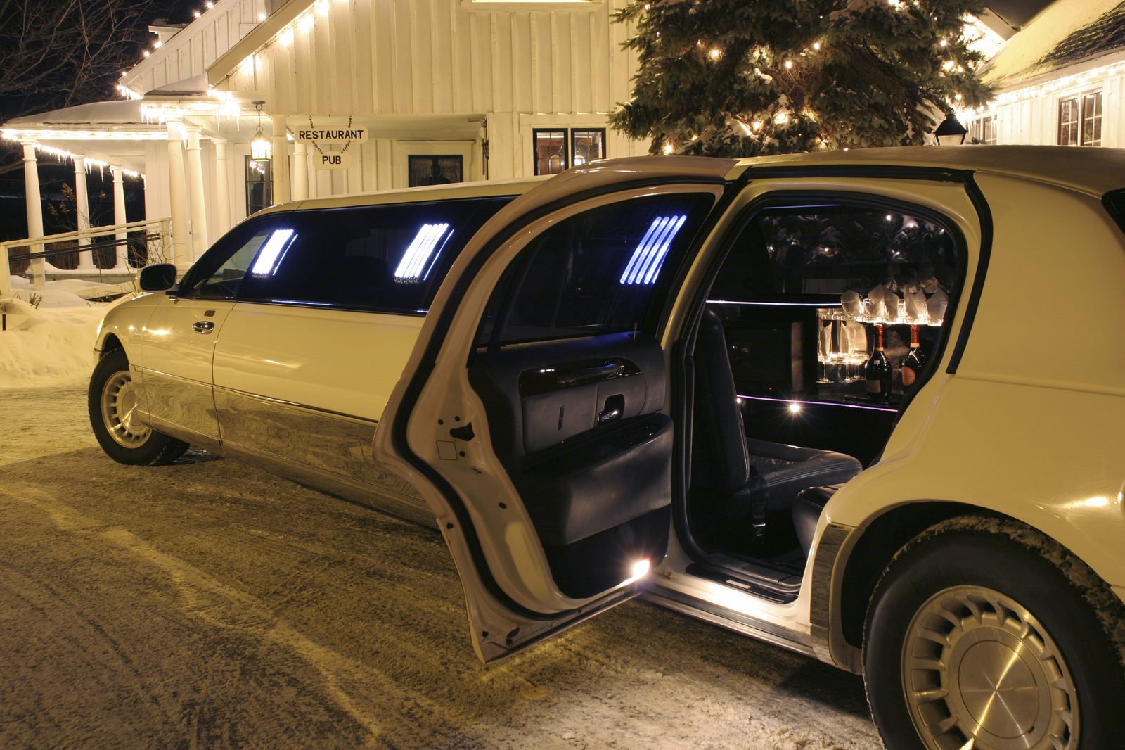 Luxury car interior